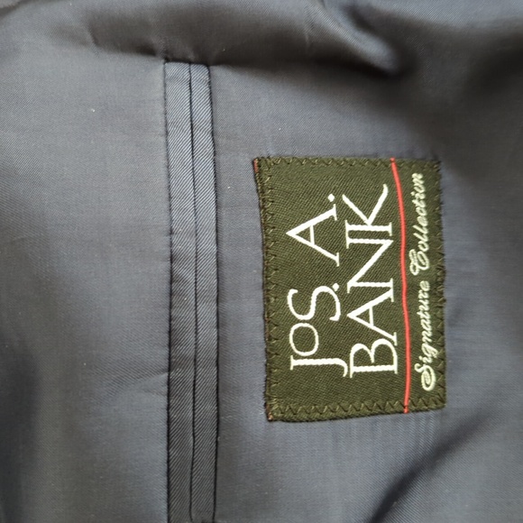 Jos. A. Bank Signature Collection Blazer, sports coat suit jacket, elbow patches - Picture 13 of 14